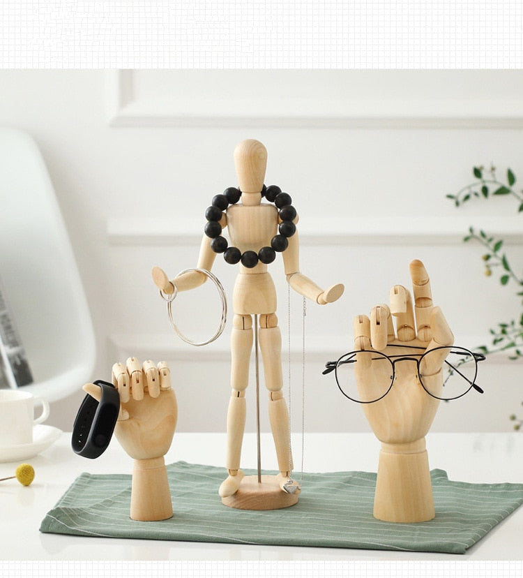 Wooden Hand Figurines